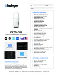 Insinger_CX20HVG_Spec-Sheet-2024 Insinger_CX20HVG_Spec-Sheet-2024