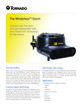 Tornado 98778 Windshear Storm 3-Speed Compact Air Mover - 120V spec sheet Tornado 98778 Windshear Storm 3-Speed Compact Air Mover - 120V spec sheet