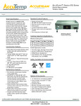 AccuTemp AccuSteam Countertop Electric Griddles Spec Sheet AccuTemp AccuSteam Countertop Electric Griddles Spec Sheet