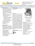 AccuTemp ALTGSE Edge Series Gallon Floor-Mounted Gas Tilt Skillet Specsheet