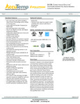 AccuTemp E6 DBL Evolution Double-Stacked Stand-Mounted Electric Boiler-Free Connectionless Steamer SpecSheet