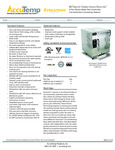 AccuTemp E6 Evolution Countertop Electric Boiler-Free Connectionless Steamer Spec Sheet AccuTemp E6 Evolution Countertop Electric Boiler-Free Connectionless Steamer Spec Sheet
