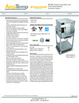 AccuTemp E6SGL Evolution Stand-Mounted Electric Boiler-Free Connectionless Steamer SpecSheet AccuTemp E6SGL Evolution Stand-Mounted Electric Boiler-Free Connectionless Steamer SpecSheet