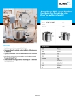 Acopa 407IND11CHAF Specsheet