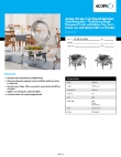Acopa 407IND6CHAKT Specsheet Acopa 407IND6CHAKT Specsheet