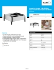 Acopa 553MINS6STND Specsheet