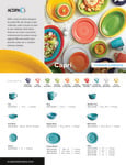 Acopa Dinnerware Capri Sells Sheet