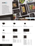 Acopa Dinnerware Matte Square Sell Sheet