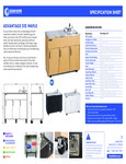 SINK PORT ADVANTAGE 24X48X37 SS MPL spec sheet SINK PORT ADVANTAGE 24X48X37 SS MPL spec sheet