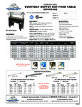 Spec Sheet Spec Sheet