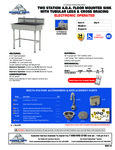 Advance Tabco FS-FM-40EFADA_109FSFM40EFA_Specsheet Advance Tabco FS-FM-40EFADA_109FSFM40EFA_Specsheet