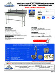 Advance Tabco FS-FM-60EFADA_109FSFM60EFA_Specsheet Advance Tabco FS-FM-60EFADA_109FSFM60EFA_Specsheet
