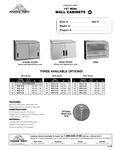 Wall Cabinet Spec