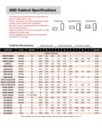 AED Cabinet Specsheet AED Cabinet Specsheet