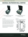 Affinity Controls Manual Outdoor Wall Switch_Spec