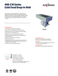 Alto-Shaam 400-CW specsheet