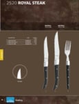 Amefa Royal Black Handle Spec Sheet