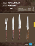 Amefa Royal Brown Handle Spec Sheet