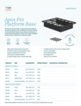 Apex Pro Platform Base Specs Rize Home