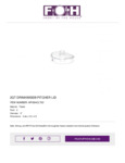 FOH API004CLT22 Drinkwise 2 Qt. Pitcher Lid Specsheet