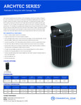 ArchTec 3 Recycle Bin with Canopy Specs