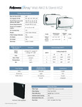 Array AS2 & AW2 Spec Sheet Array AS2 & AW2 Spec Sheet