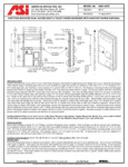 ASI 0481-HCR Spec Sheet