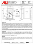 ASI 0482-R Spec Sheet ASI 0482-R Spec Sheet