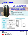 AURORA 47101_Dry_Aging_Cabinet Spec Sheet AURORA 47101_Dry_Aging_Cabinet Spec Sheet