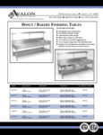 Avalon Hot Icing Conditioners Spec sheet