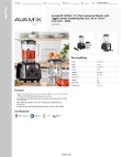 Avamix 928BX1000V2J Specsheet