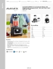 Avamix 928BX1100P2J Specsheet Avamix 928BX1100P2J Specsheet