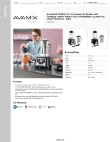 AvaMix 928BX2100ES Specsheet AvaMix 928BX2100ES Specsheet