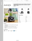 Avamix HS-8340P Specsheet