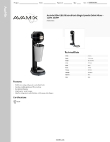 AvaMix 928RDM1BLK Specsheet AvaMix 928RDM1BLK Specsheet