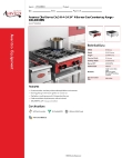 Avantco Equipment PFI24G - ME Specsheet