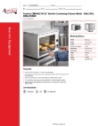 Avantco Equipment 177CHSME23IM Specsheet Avantco Equipment 177CHSME23IM Specsheet