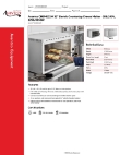 Avantco Equipment 177CHSME32IM Specsheet Avantco Equipment 177CHSME32IM Specsheet