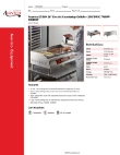 Avantco Equipment 177EG36N Specsheet Avantco Equipment 177EG36N Specsheet