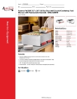 Avantco Equipment 177FW200D Specsheet