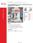 Avantco Equipment 177MIX8GWH Specsheet