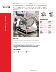 Avantco Equipment SL512 Specsheet