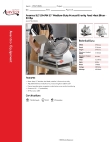 Avantco Equipment SLC330 MANUAL Specsheet
