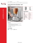 Avantco Equipment 177VBE101A Specsheet