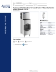 Avantco Ice Machines 194KMC350H2F Specsheet