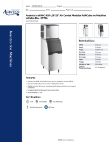 Avantco Ice Machines 194KMC420L2F Specsheet Avantco Ice Machines 194KMC420L2F Specsheet