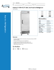 Avantco Refrigeration 178A19RHC Specsheet Avantco Refrigeration 178A19RHC Specsheet
