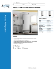 Avantco Refrigeration 178A23FHC Specsheet Avantco Refrigeration 178A23FHC Specsheet