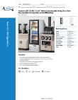 Avantco Refrigeration 178GDC10HCW Specsheet Avantco Refrigeration 178GDC10HCW Specsheet