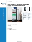 Avantco Refrigeration 178GDC15BC Specsheet Avantco Refrigeration 178GDC15BC Specsheet